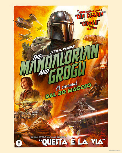 Locandina italiana Star Wars - The Mandalorian and Grogu