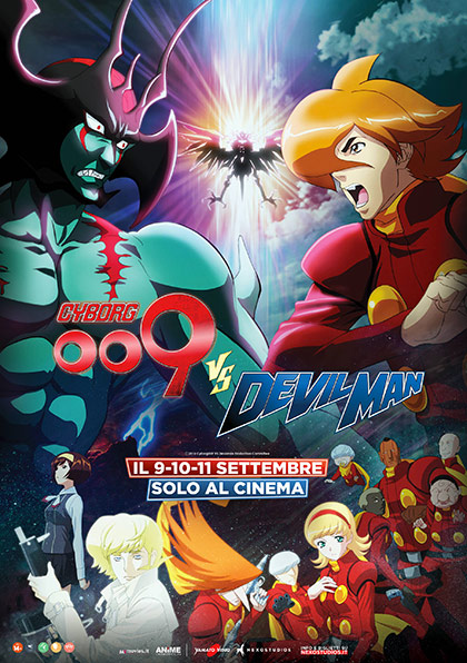 Poster Cyborg 009 vs Devilman