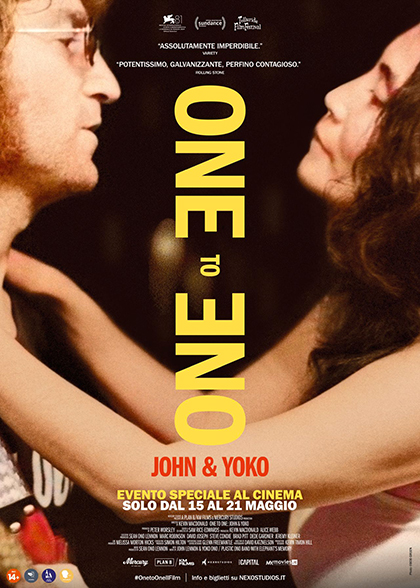 Locandina italiana One To One: John & Yoko