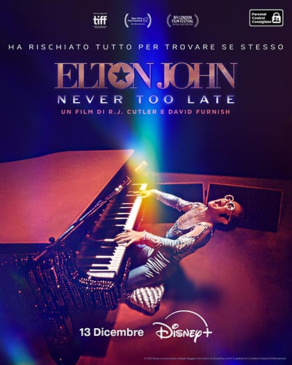 Locandina italiana Elton John - Never Too Late