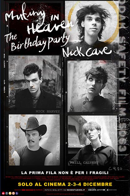 Locandina italiana Mutiny in Heaven: The Birthday Party - Nick Cave