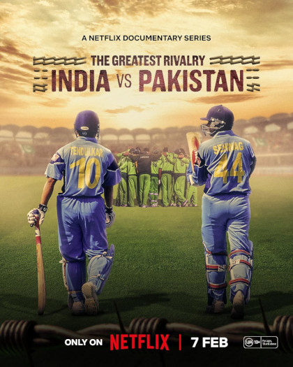 Locandina italiana India Vs Pakistan - Sfida sul campo da cricket