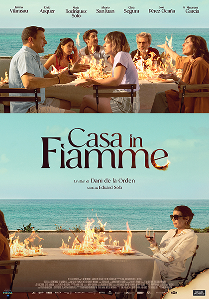 Poster Casa in fiamme