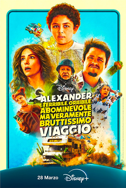 Locandina italiana Alexander e il terribile, orribile, abominevole ma veramente bruttissimo viaggio