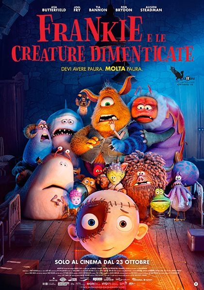 Locandina italiana Frankie e le creature dimenticate