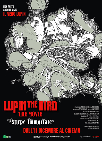 Locandina italiana Lupin The IIIrd - The Movie - La Stirpe Immortale