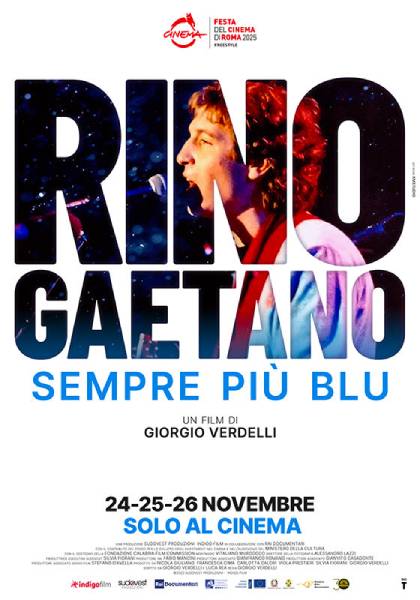 Locandina italiana Rino Gaetano - Sempre pi Blu