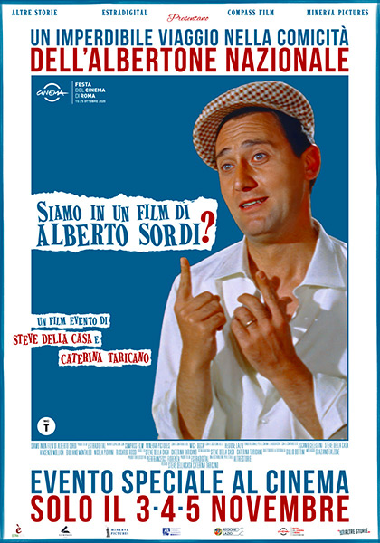 Locandina italiana Siamo in un film di Alberto Sordi?