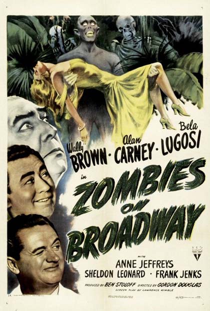 Locandina italiana Zombies on Broadway