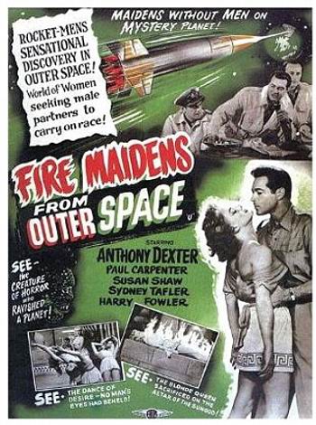 Locandina italiana Fire Maidens From Outer Space