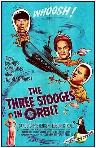 Locandina italiana The Three Stooges in Orbit