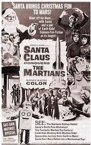 Locandina italiana Santa Claus Conquers the Martians