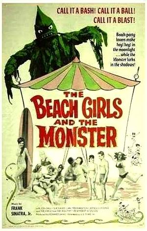 Locandina italiana The Beach Girls and the Monster