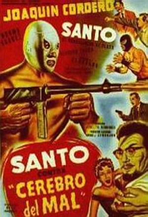 Locandina italiana Santo contra el cerebro del mal
