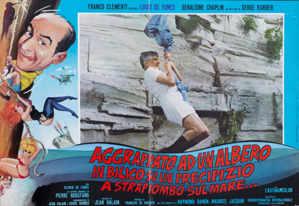 Poster Aggrappato a un albero, in bilico su un precipizio, a strapiombo sul mare...  n. 0