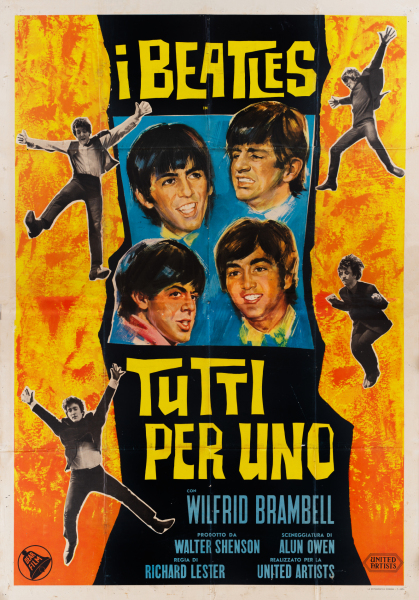 Poster The Beatles - A Hard Day's Night  n. 1